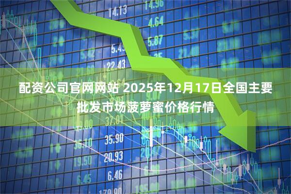 配资公司官网网站 2025年12月17日全国主要批发市场菠萝蜜价格行情